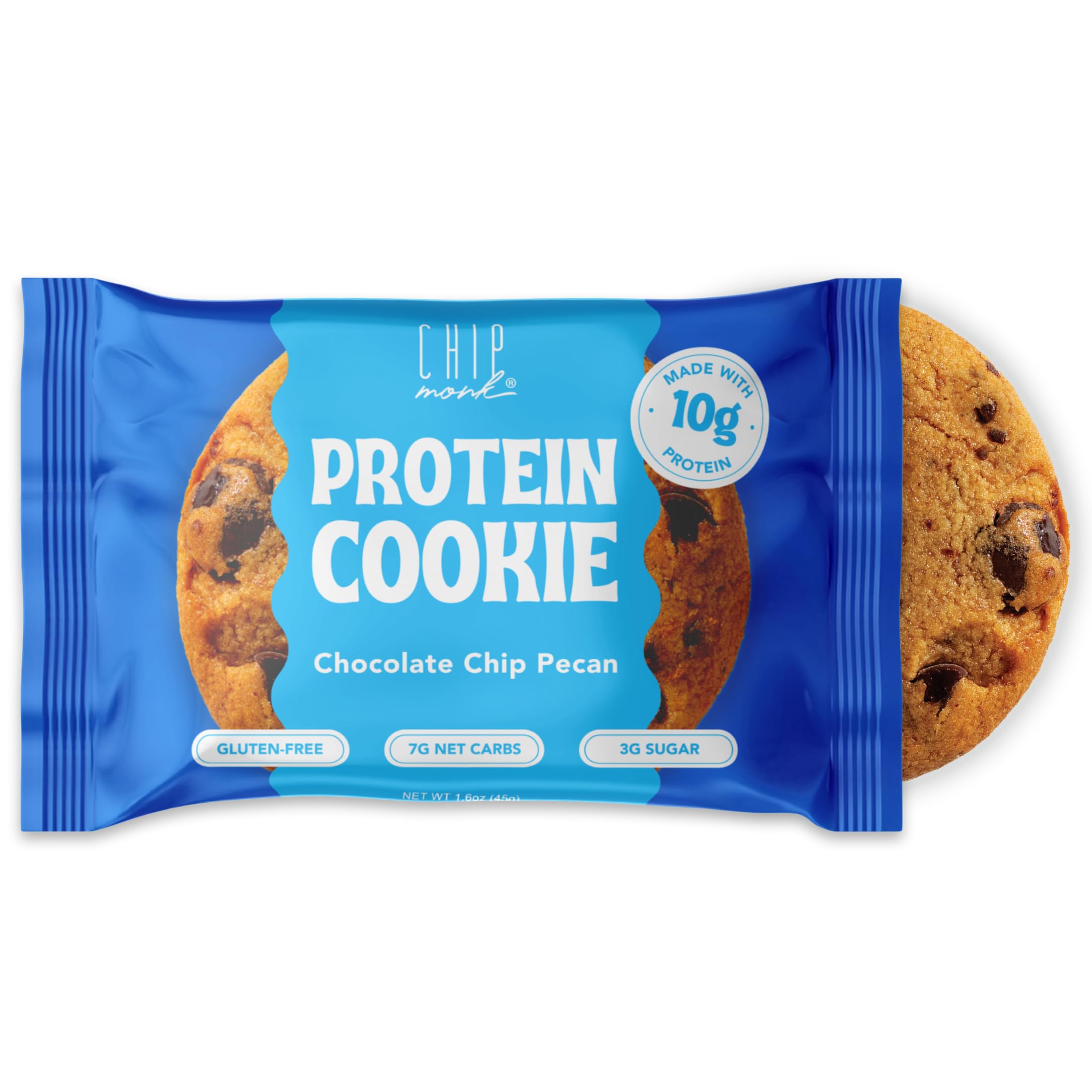 Amazon.com : ChipMonk Chocolate Chip Pecan High-Protein Gluten
