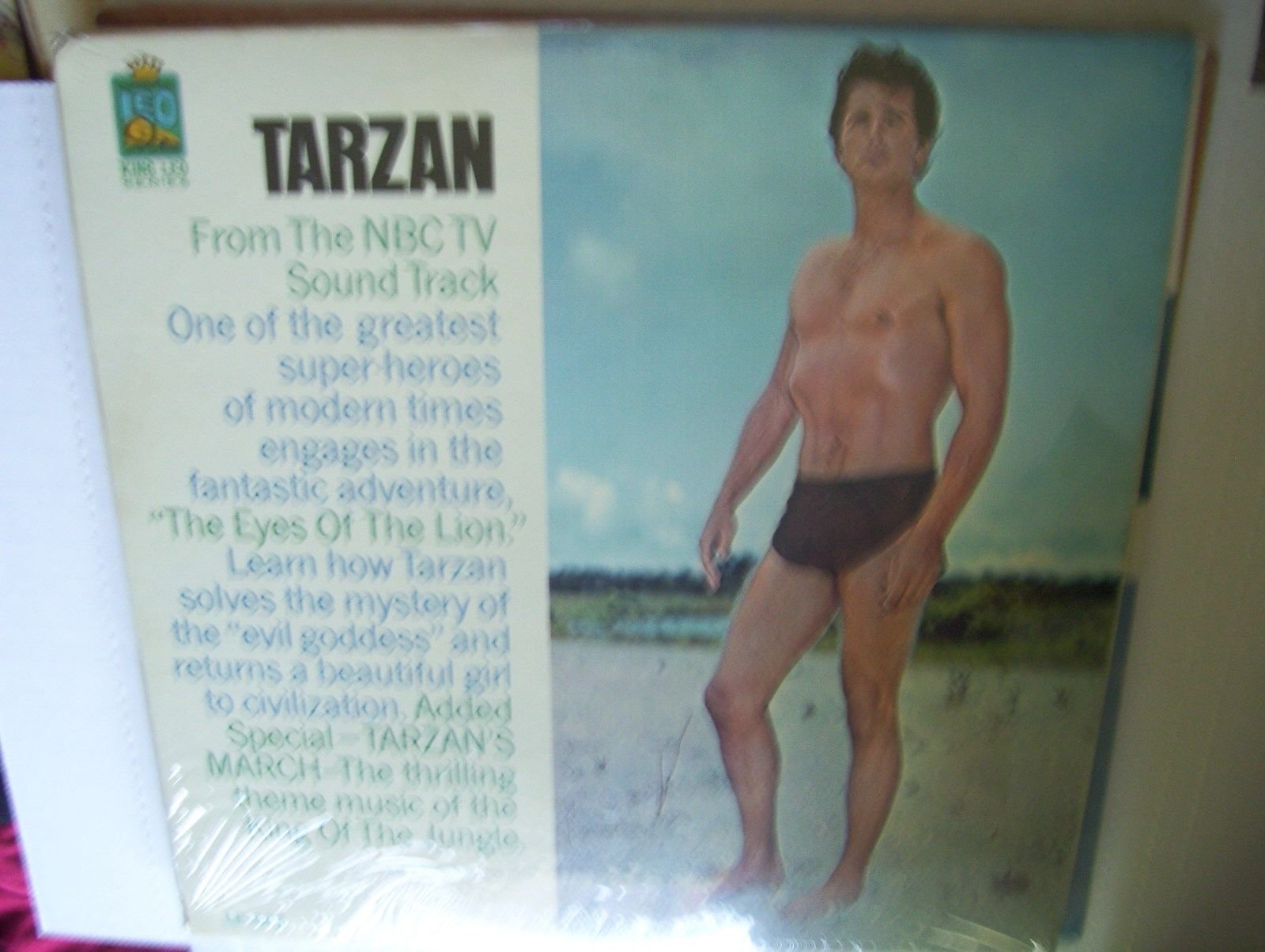 TARZAN: THE EYES OF THE LION (DIALOGUE & MUSIC, TV ORIGINAL SOUNDTRACK LP VINYL, 1966)