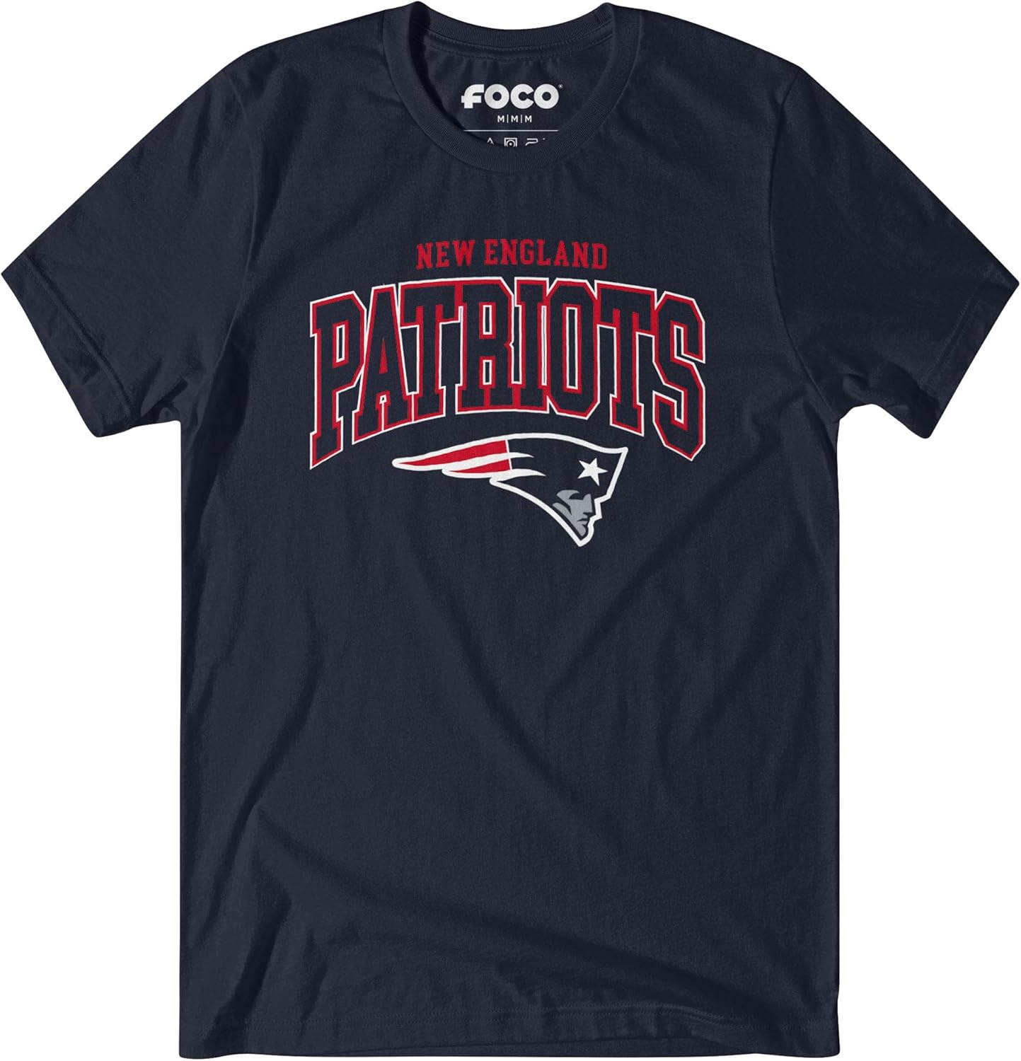 FOCO NFL Unisex-Adult NFL Team Logo Classic Arched Logo Shirt Short Sleeve T-Shirt - Image 2