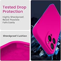 Vista 576 de FireNova Designed for iPhone 13 Pro Max Case, Silicone [Camera Protection] Phone Case with [2 Screen Protectors], Soft Anti-Scratch Microfiber Deep