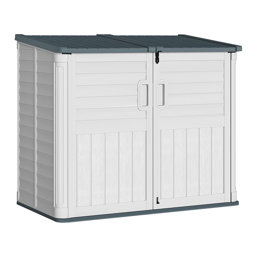 sumyです。 Amazon.com: Greesum Outdoor Resin Storage Shed, 34 Cu.ft