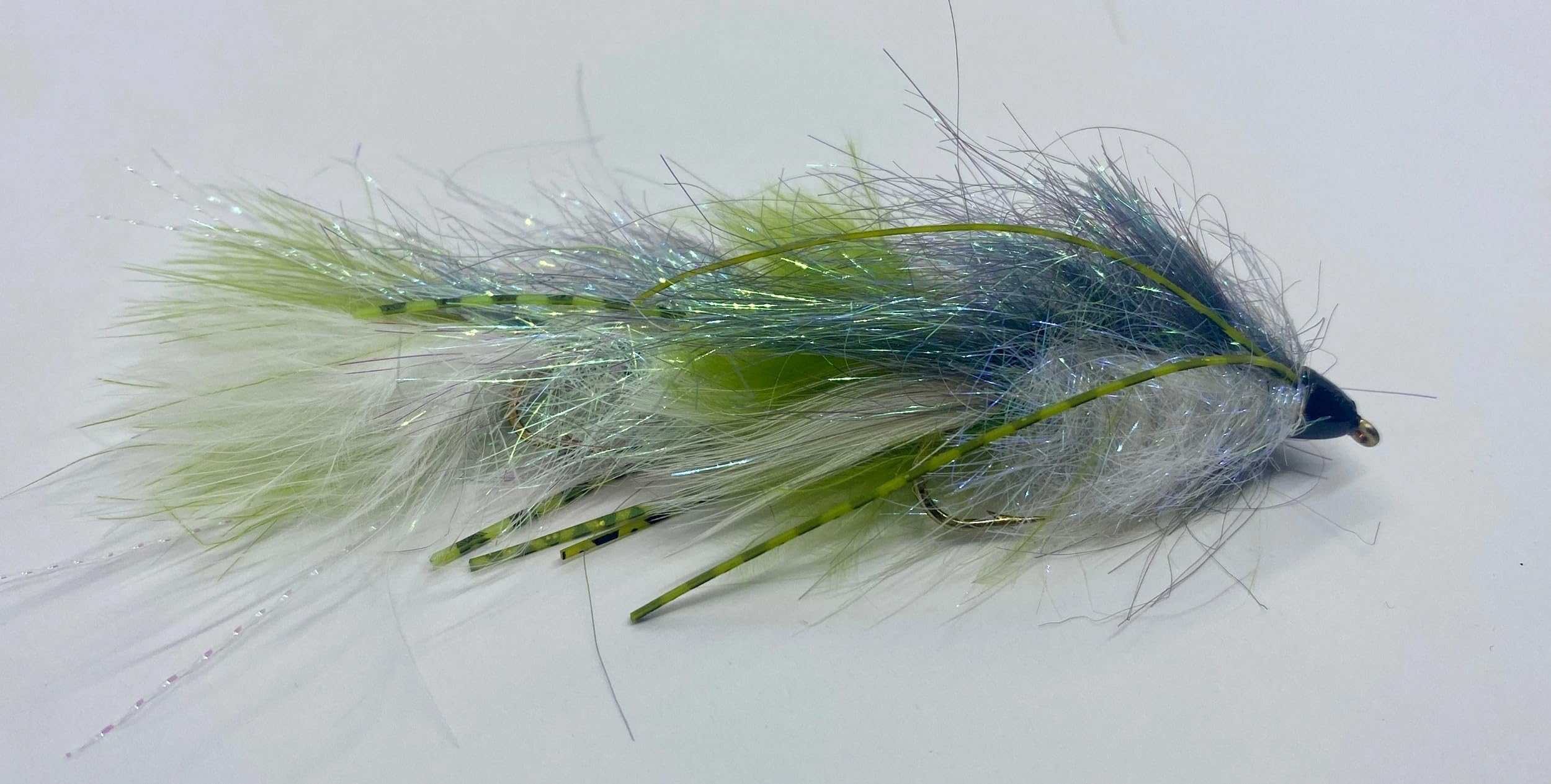 Articulated Sparkle Minnow - White/Olive