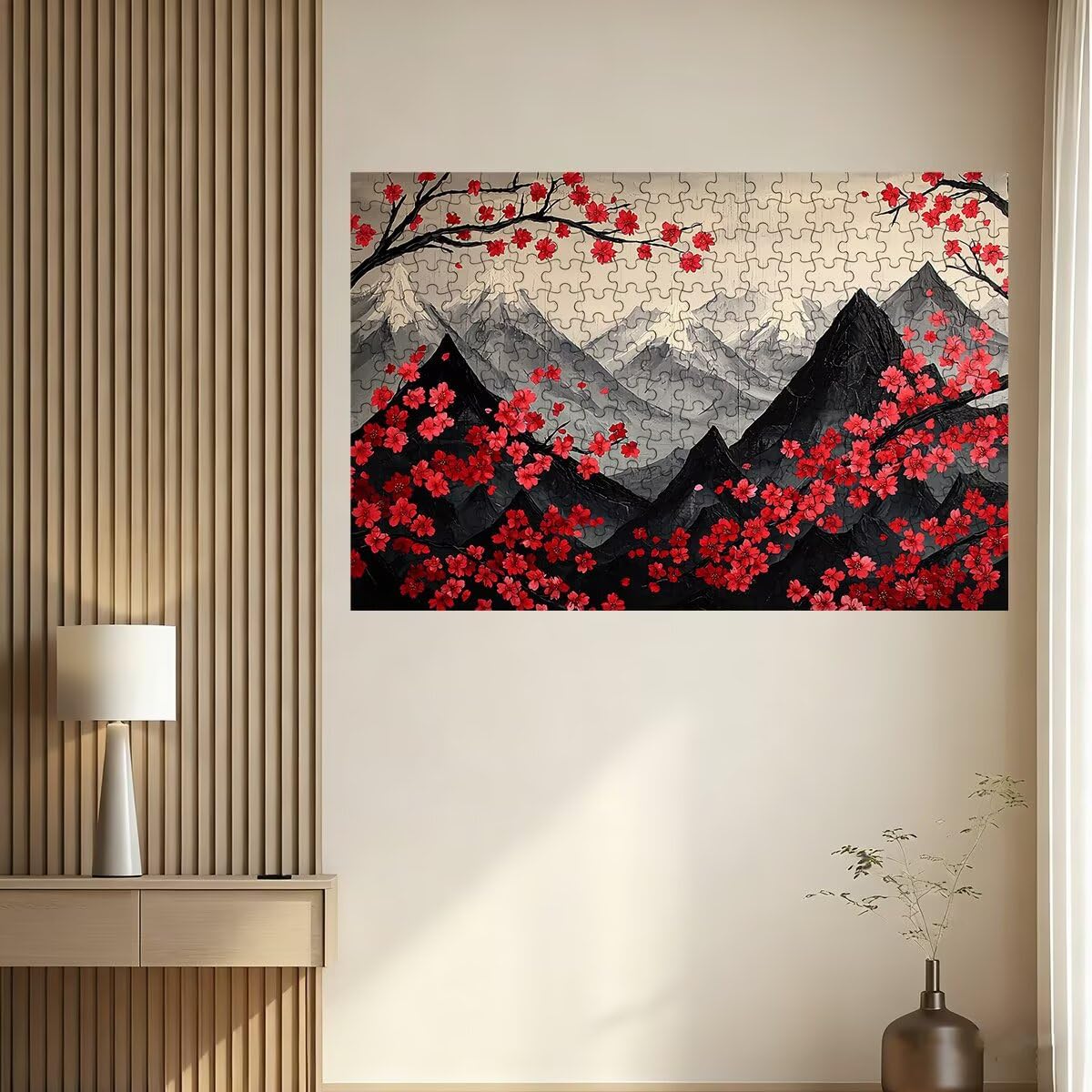 5000 puzzli dla dorosłych, górskie puzzle dla dorosłych, 5000 elementów, kwiatowa łamigłówka dla całej rodziny, klasyczne drewniane układanki, odpowiednie do wystroju wnętrz, prezenty -3823