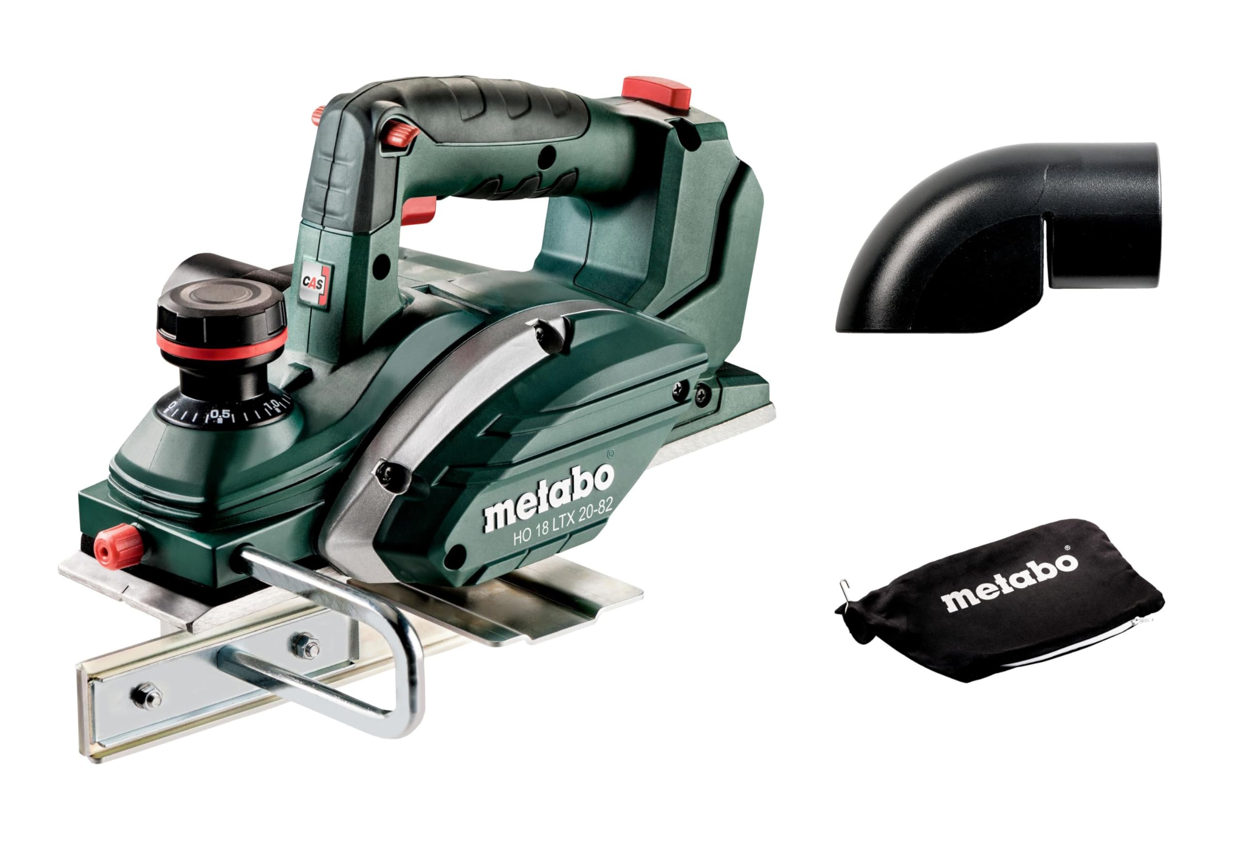 Metabo HO 18 LTX 20-82, rabot sans fil, 82 mm de largeur de coupe, 16000 tr/min
