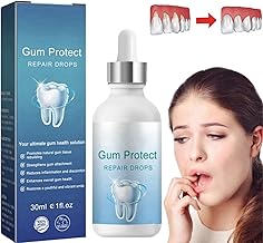 Gum Regrowth Drops,Gum Repair for Receding Gums,Natural Gum Restore Liquid Drops Mouthwash,Receding Gum Treatment,Gum Regrowth for Receding Gum,Gum Repair Treatment for Gum Health,Gum Disease Gel