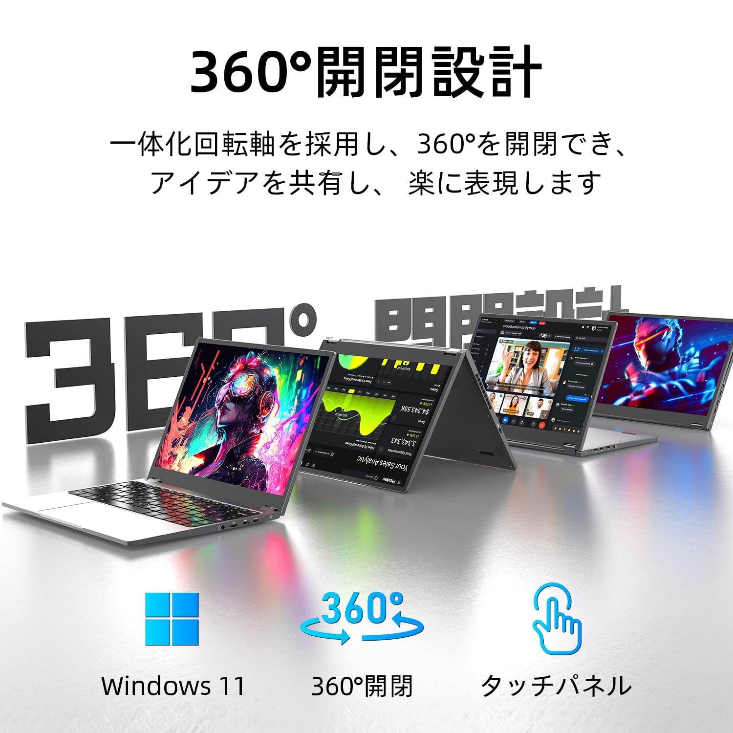 Amazon.co.jp: Dobios 2.2K QHD ノートパソコン タッチパネル Office