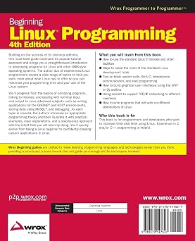 Beginning Linux Programming