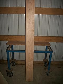 Generic 1 Pc Hard Sugar Maple Lumber Wood Kiln Dried Boards 15/16"" Clear Flat Unfinished Woodworking Material Untreated for Christmas Holiday Cutout, ?K_0258