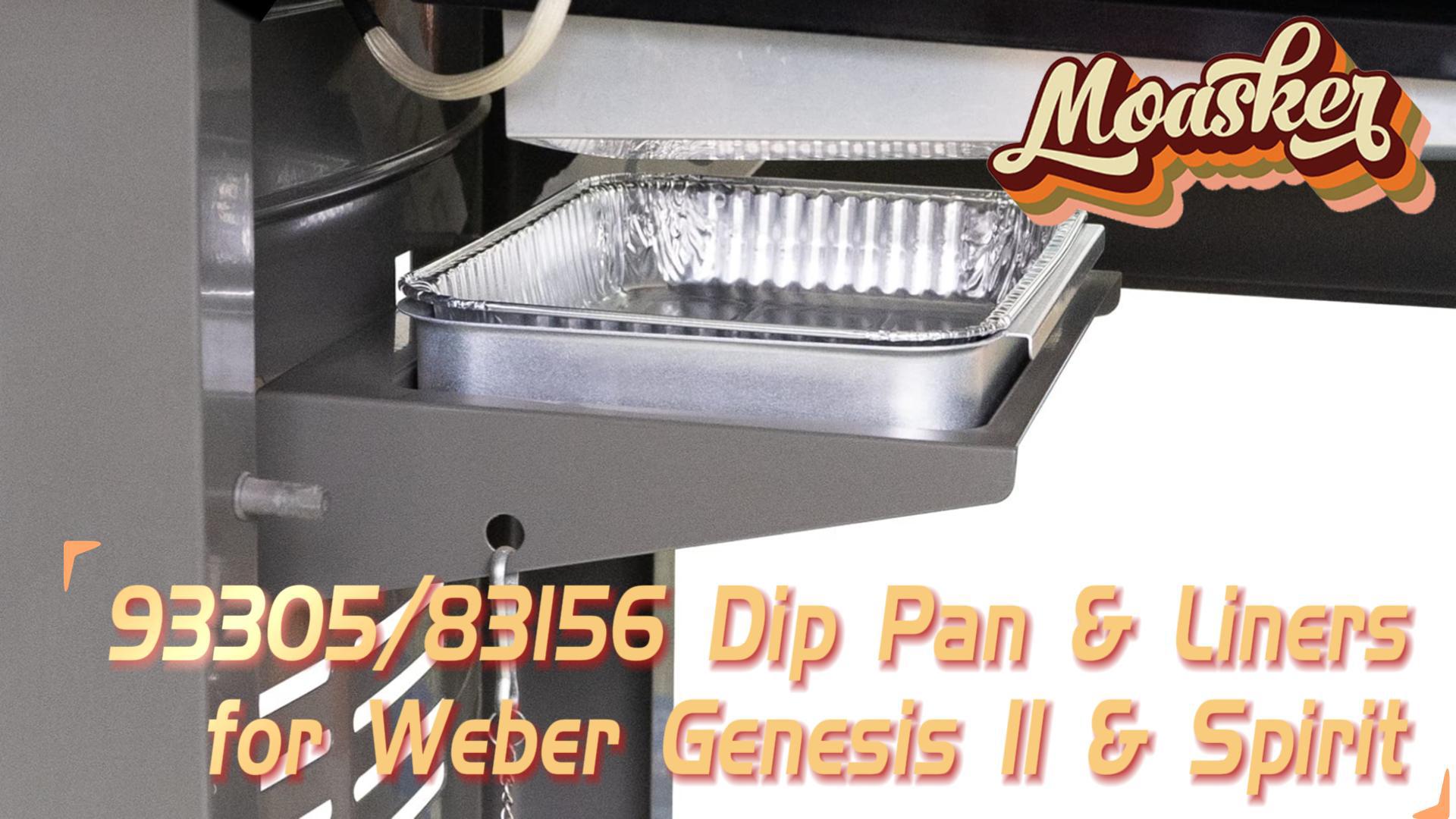 Amazon.com : MOASKER 93305 Grease Catch Pan for Weber Genesis II