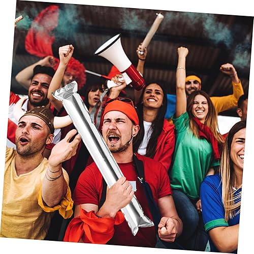 Miniatura 4 de Gadpiparty Palos de pluma 24 piezas de palos de animación de plástico para animadoras, palillos inflables de ruido, juguetes para animar eventos