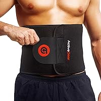 ActiveGear Premium Waist Trimmer Belt for Men & Women - Neoprene Sweat Trainer for Slim Waist, Back Support & Posture