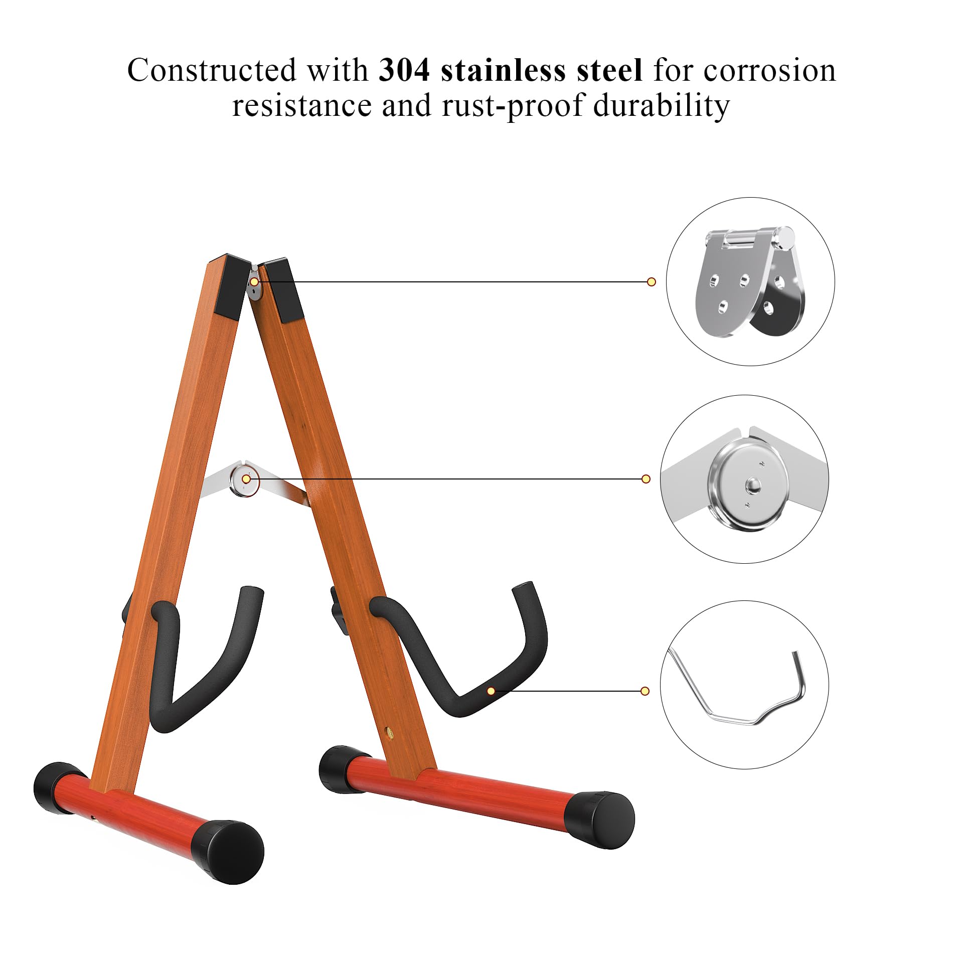 DIDA Electric Guitar Stand, Bass Guitar Stand - Image 3