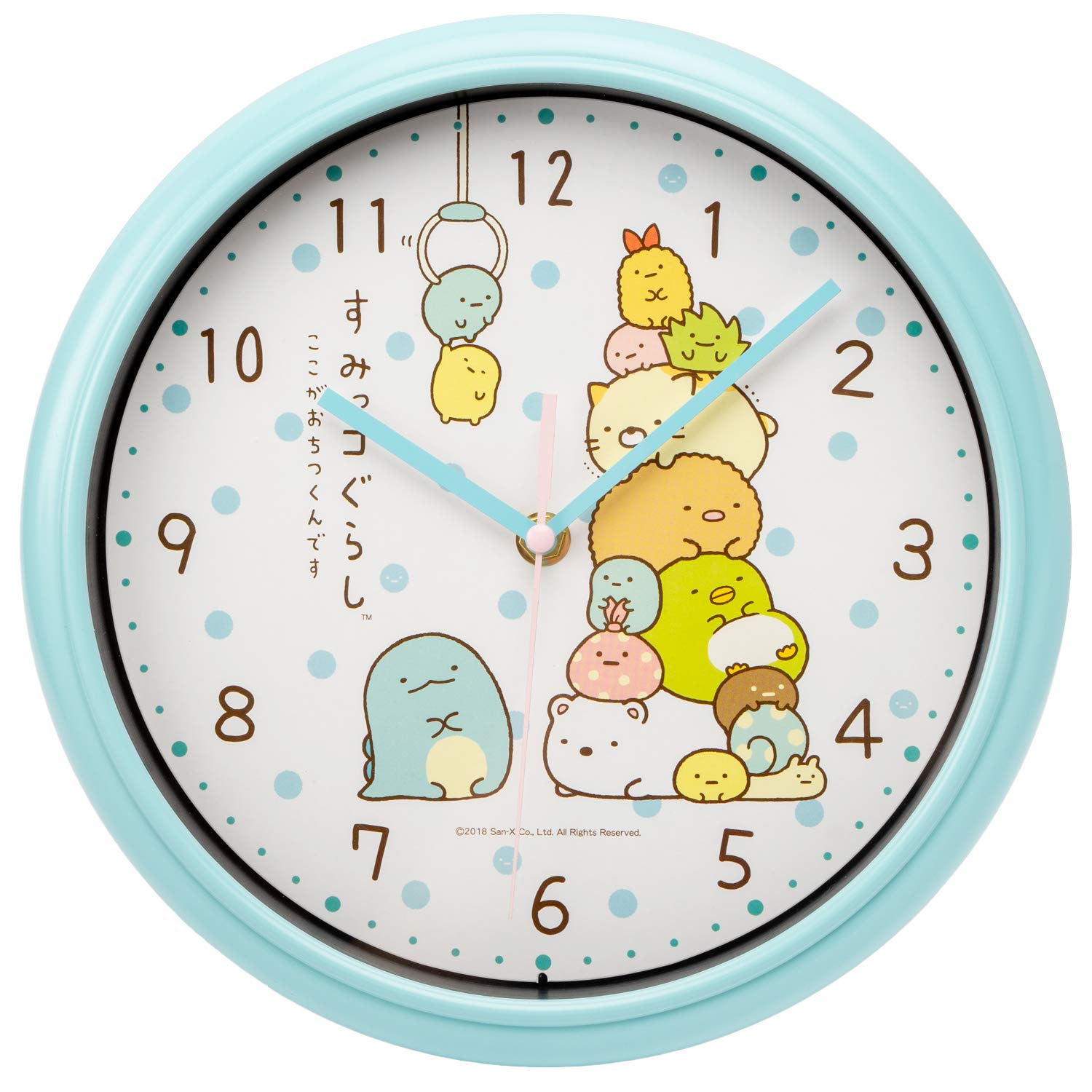 すみっコぐらし 掛け時計 Amazon.co.jp: アリアス すみっコぐらし 掛け時計 アナログ 連続秒針