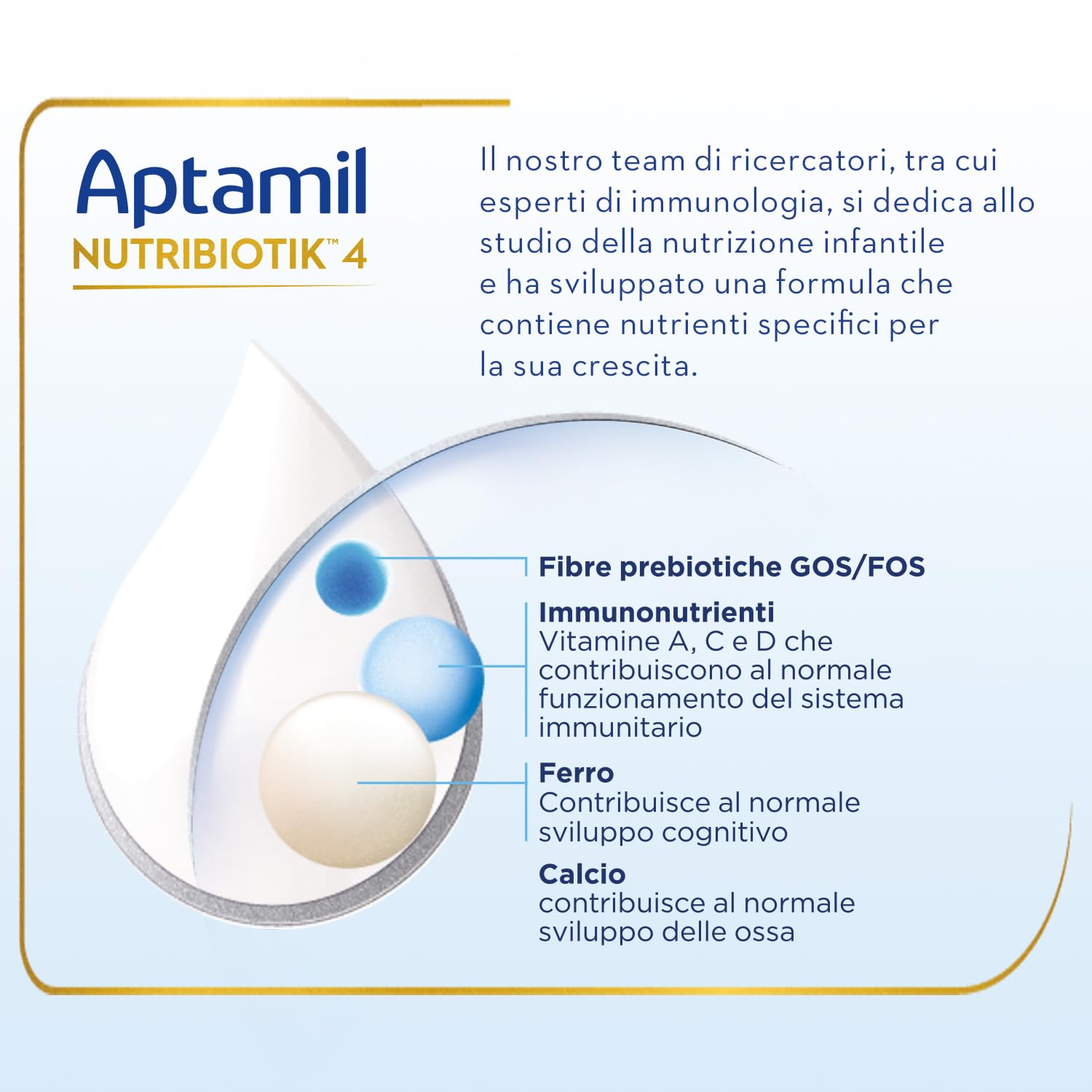 APTAMIL 4 - Latte di Crescita in Polvere per Bambini dai 24 mesi - Formato Convenienza da 3600 grammi (3 confezioni da 1200g)
