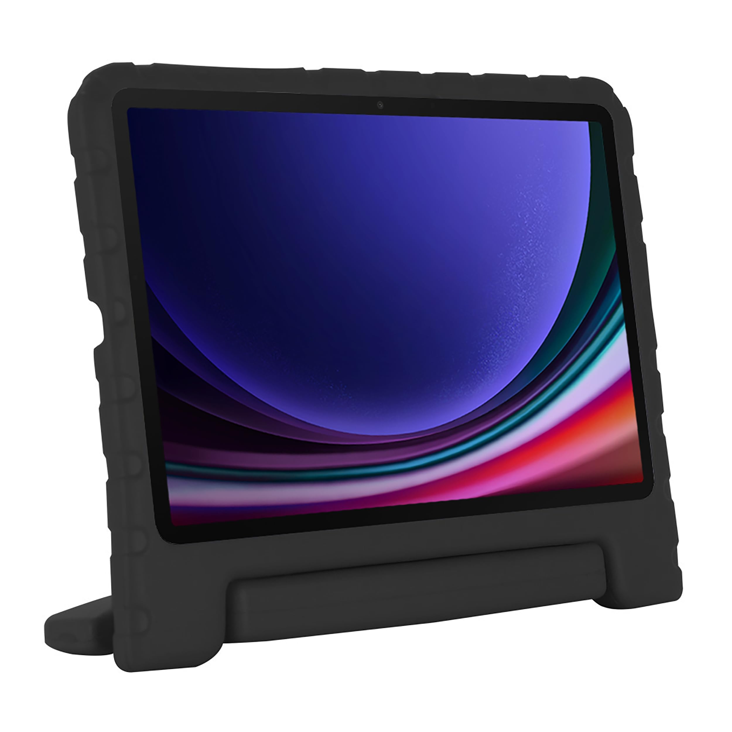 Tablet-Hülle für Kinder geeignet für Samsung Galaxy Tab S9 / S9 FE / S10 FE / S10 Lite - Kinderhülle Tablet Classic - Schwarz