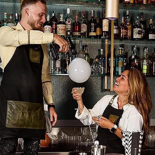 Miniatura 4 de Aromour Blaster, pistola eléctrica de humo de burbujas de cóctel con burbujas comestibles y humo líquido, máquina ahumadora eléctrica de mano,