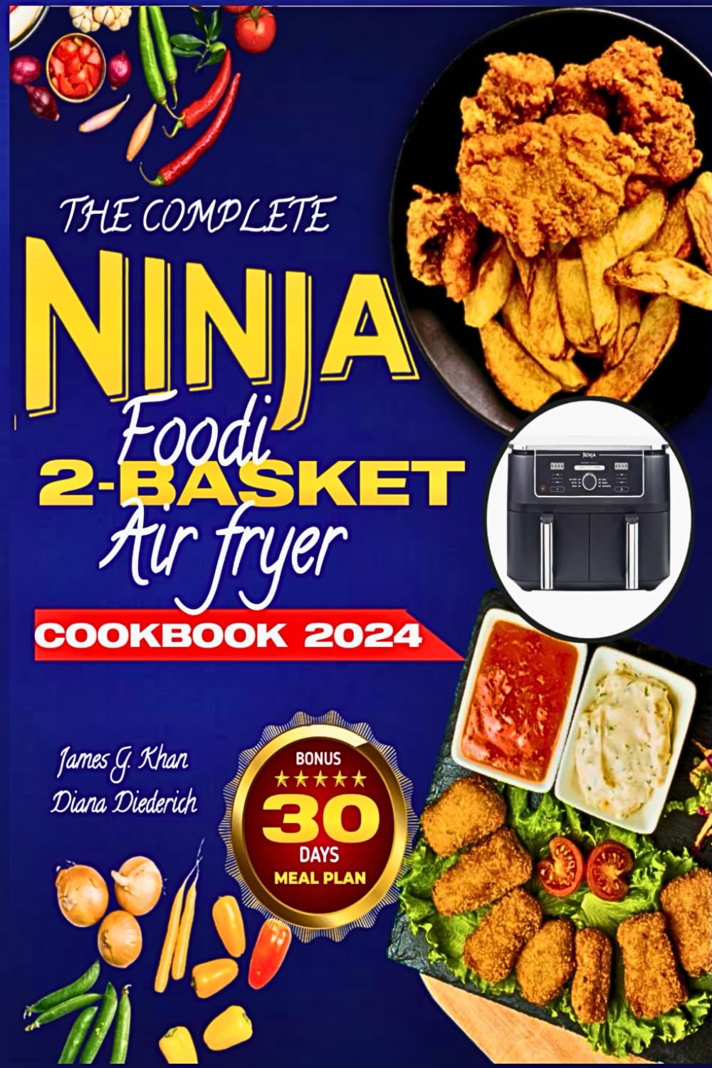 The Complete Ninja Foodi 2-Basket Air Fryer Cookbook: Amazing Quick and easy delicious recipes designed specifically for dual zone ovens