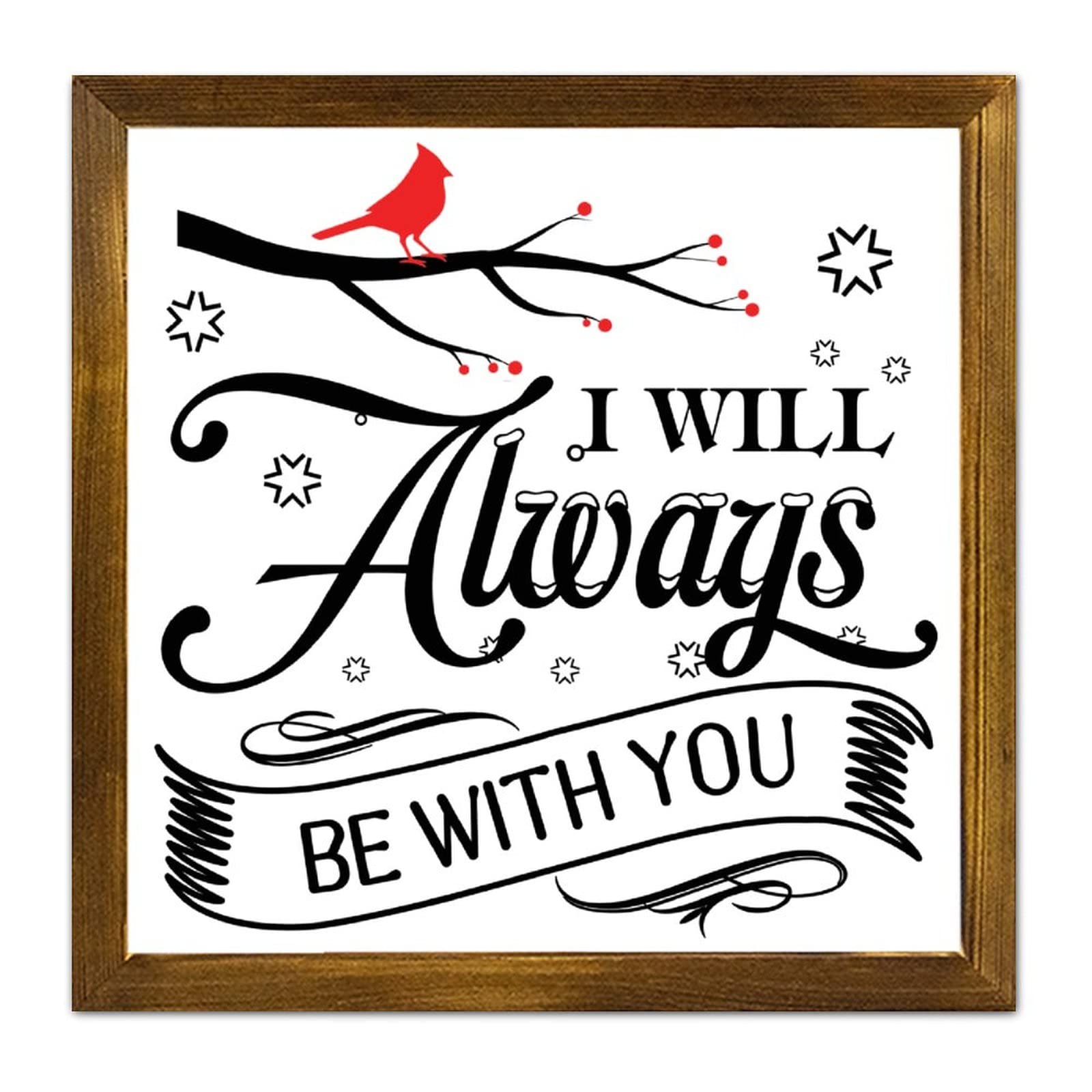 Cadeau spirituel plaque en bois avec citation chrétienne pour maison