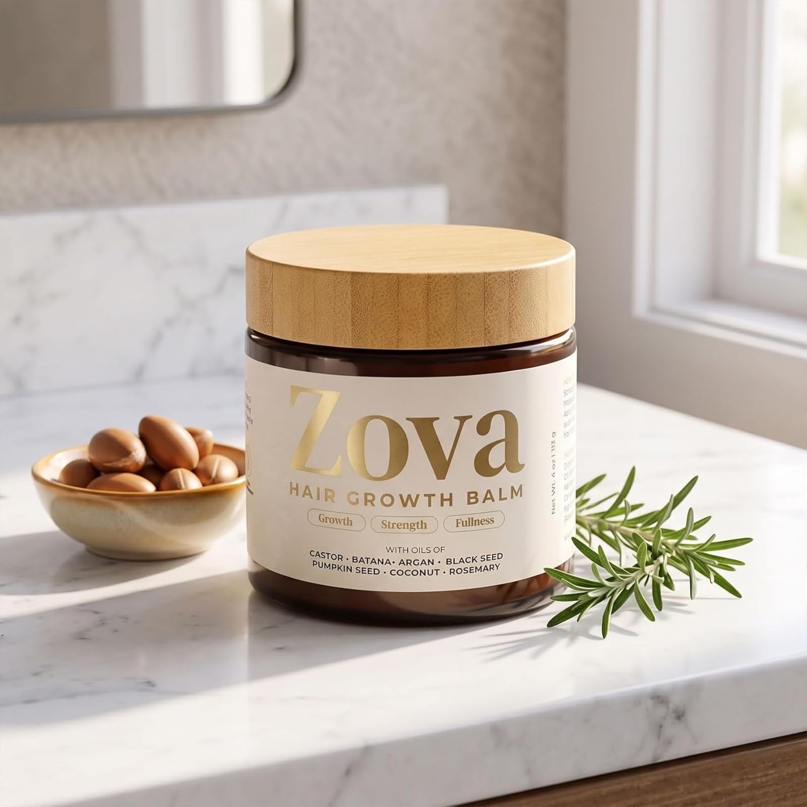 Zova Hair Growth Balm Original,Zova Hair Growth Cream | Nährende Haarpflege für Kopfhaut,Stärkt Haar,Sorgt für Natürlichen Glanz,Universell für Alle Haartypen