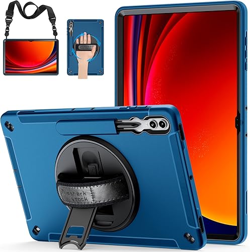 Vista 73 de Funda para Galaxy Tab S10 Ultra/S9 Ultra/S8 Ultra 14.6 INCH: Funda protectora de TPU para Samsung Tablet S9 Ultra/S8 Ultra 14.6" con soporte - Asa