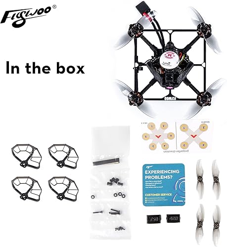 Miniatura 6 de FLYWOO Firefly 2S Nano Baby 20 Micro Drone analógico FPV con Goku F405 AIO 1002-15500KV ELRS 24G