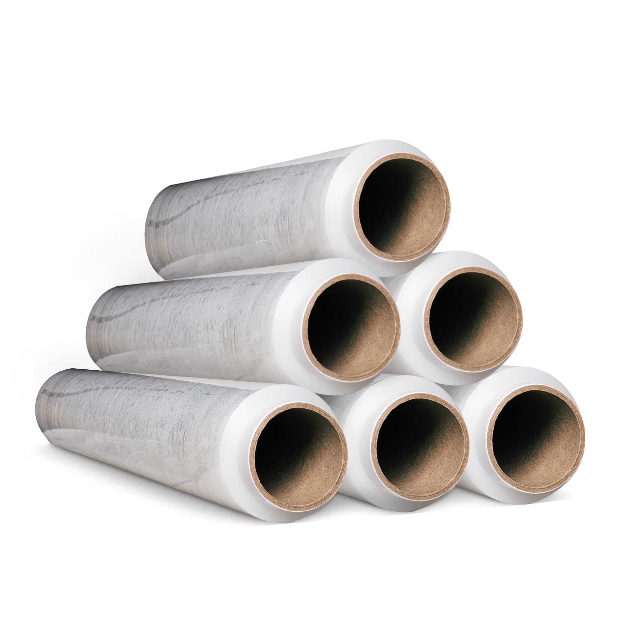ebisu Materiał opakowania – folia do pakowania na rolce – plastikowa rolka 100 m/50 cm – 1 kg – folia transportowa – folia transportowa – folia do pakowania – 6 szt