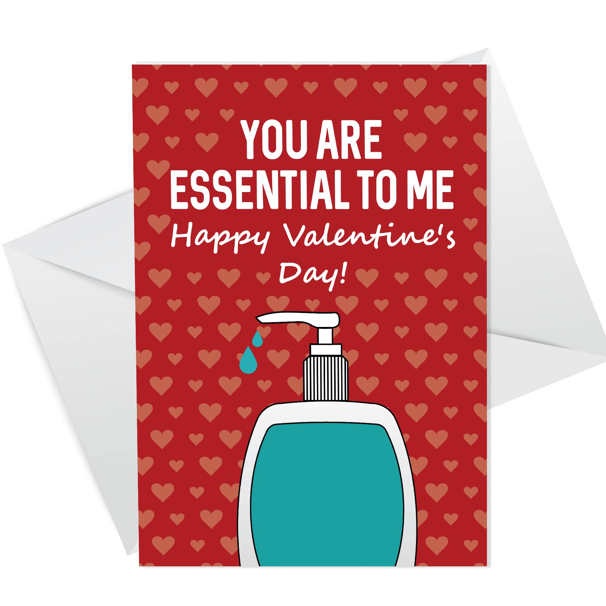 RED OCEAN Novelty Valentines Day Card Funny Lockdown Card For Boyfriend Girlfriend Husband