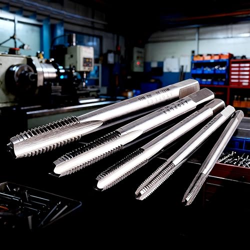 Miniatura 7 de ATOPLEE 5 unids HSS 6542 Tornillo de la máquina Métrico Rosca Taps Set M3 M4 M5 M6 M8