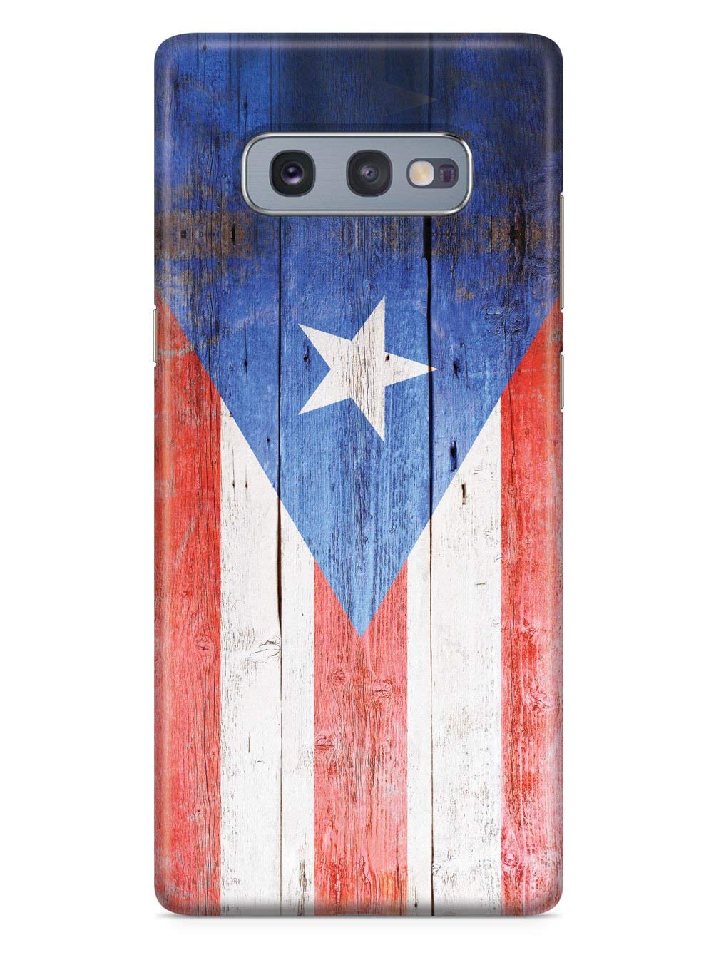 Inspired Cases - Compatible with Galaxy S10e Case - 3D Textured Protective Phone Case for Samsung Galaxy S10e - Puerto Rico - Textured Flag