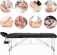 Vista 6 de Yaheetech Mesas de Masaje Cama para Tatuajes Portátiles Cama para Pestañas Ajustable Cama de Spa de Aluminio Plegable de 3 Secciones con Bolsa No