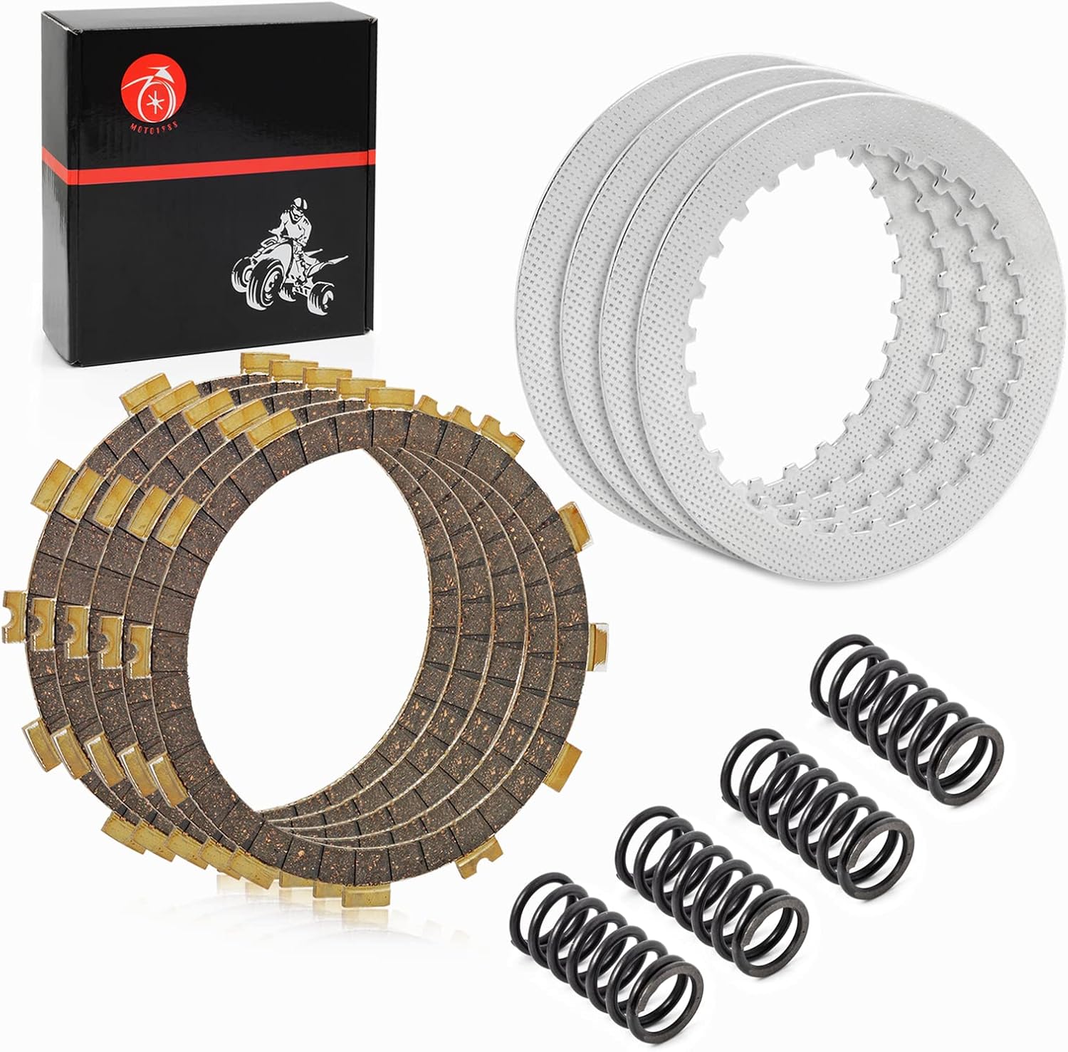 Clutch Kit Heavy Duty Springs & COVER Gasket For Kawasaki Ninja 250R EX250 2008 2009 2010 2011 2012