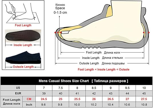27.5cm shoe size
