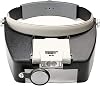 Head Magnifier LED Illuminated Multi-Power Helmet Magnifying 1.5X 3X 8.5X 10x Magnifying Tools for Watch Repair, Arts & Crafts or As General Reading Aid