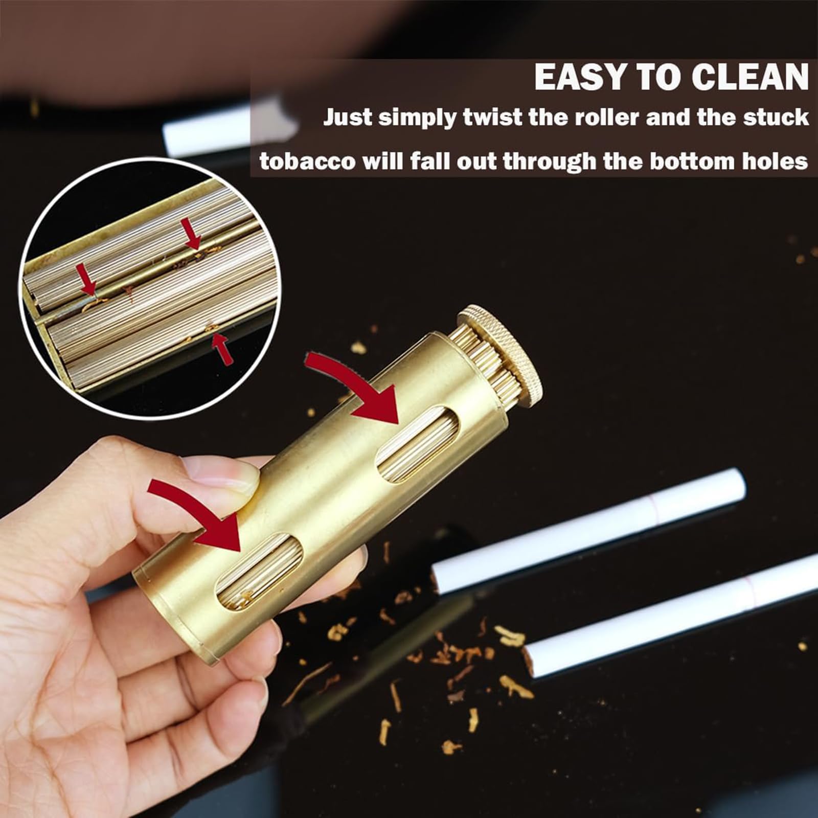 Amazon.co.jp: XINLIFE 真鍮製タバコローリングマシン、70 mm用紙用 