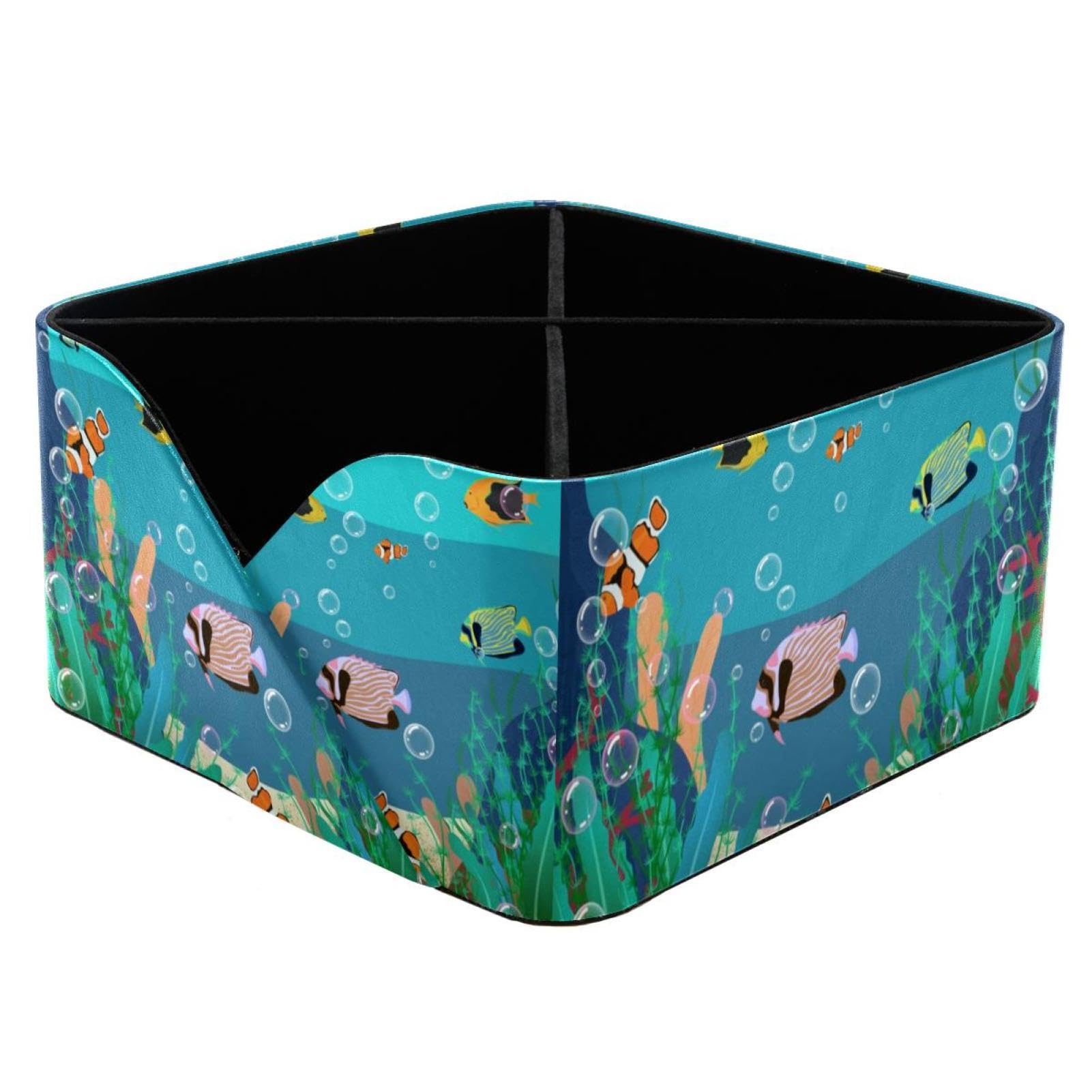 Porte-stylos rectangulaire Tropical Ocean pour ranger le bureau encombré