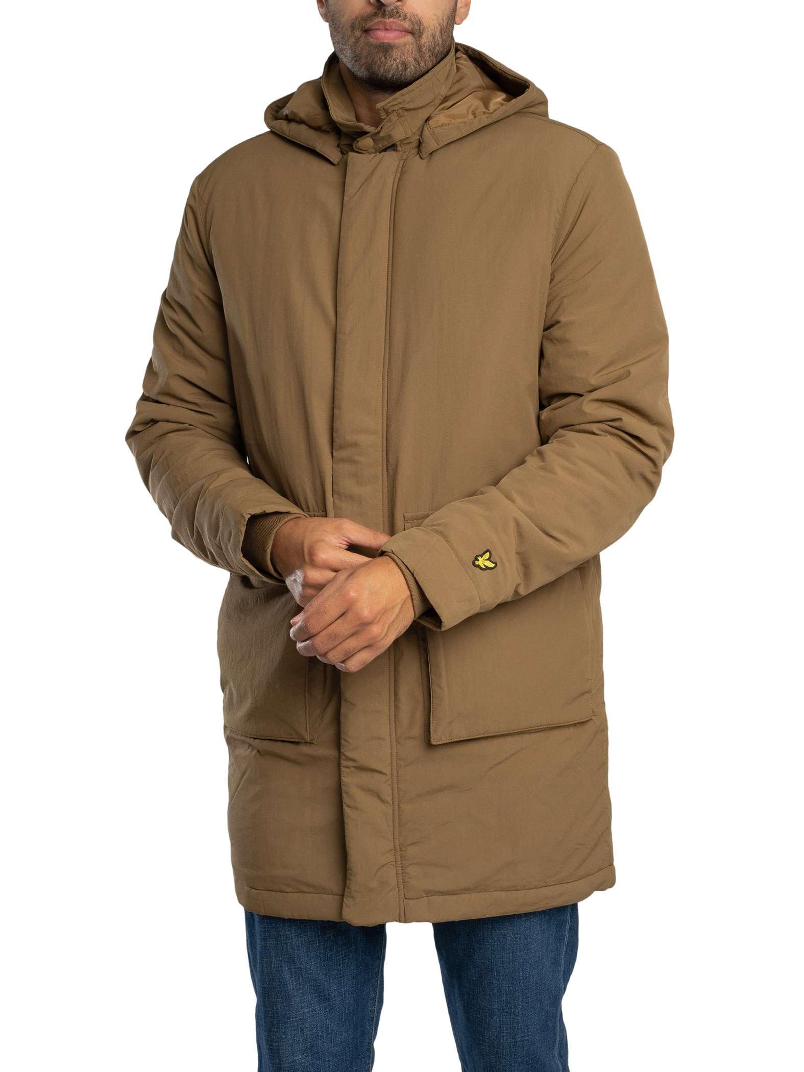 Lyle & Scott Men's Wadded Parka Jacket, Wild Nettle, M