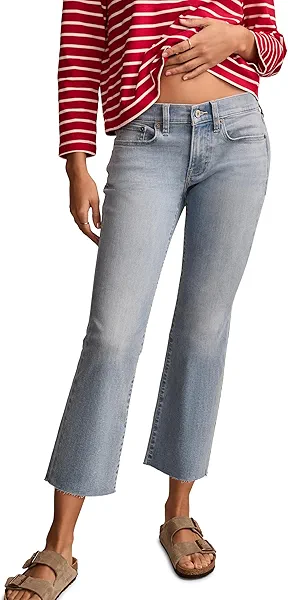 Lucky Brand Women's Sweet Mid Rise Kick Crop
