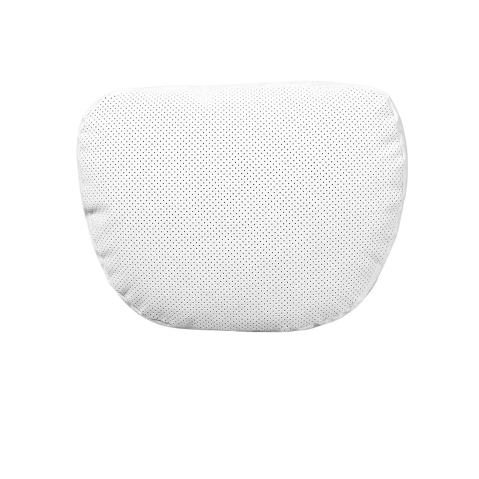 ATUMY Car Seat Pillow Fit For Tesla Model Y/X/3/S Car Seat Headrest Neck Pillow Head Lumbar Relief Support Soft Comfort Car Headrest(White headrest)