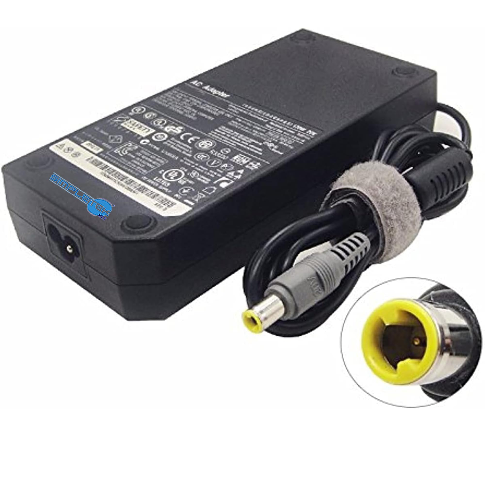 SIMPLETEK - Alimentatore 170W 7.9mm x 5.5mm compatibile con Lenovo ThinkPad W510 W520 W530