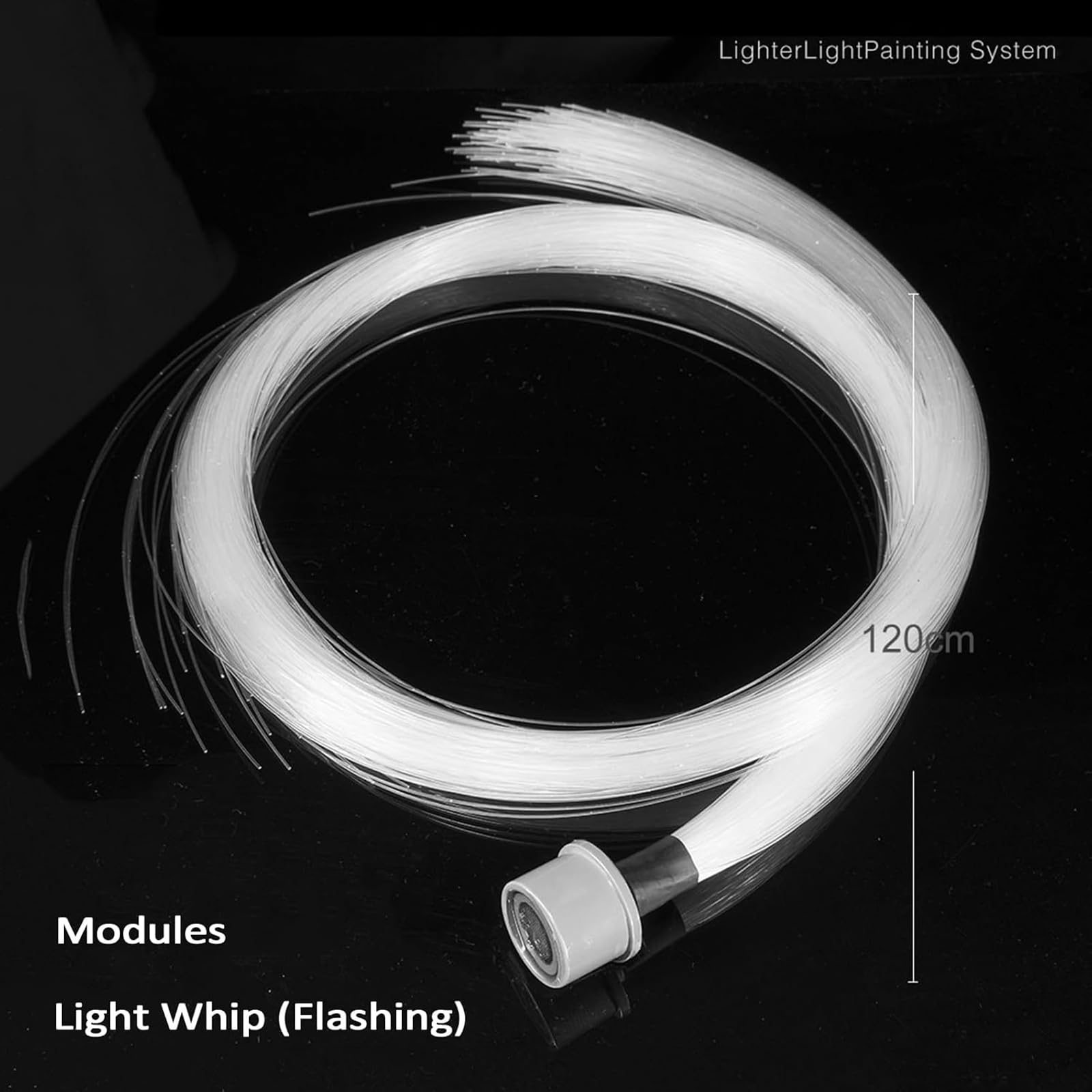 NGARY Led-lichtmalpinsel Im Club-Stil, Lichtmalstift-einsteigerset, 18 Farbmodi Und 500 Lumens Taschenlampe, 0,25 Mm Ultrafeine Optische Faser, Für Kreative Fotografie