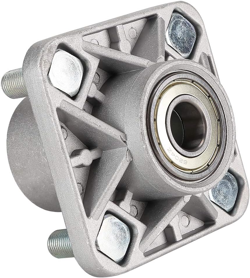 10L0L RXV Front Wheel Hub Assembly with Hub Bearings/Oil Seals/Dust Covers for EZGO RXV G&E Golf Carts 2008 Up. OEM# 609603, 600001, 6204 (Pack of 2)
