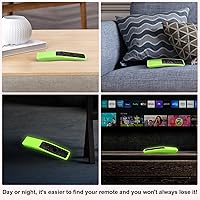Vista 7 de Pack de 2 fundas protectoras de silicona para control remoto Samsung, compatibles con la funda protectora de control remoto de TV Samsung serie
