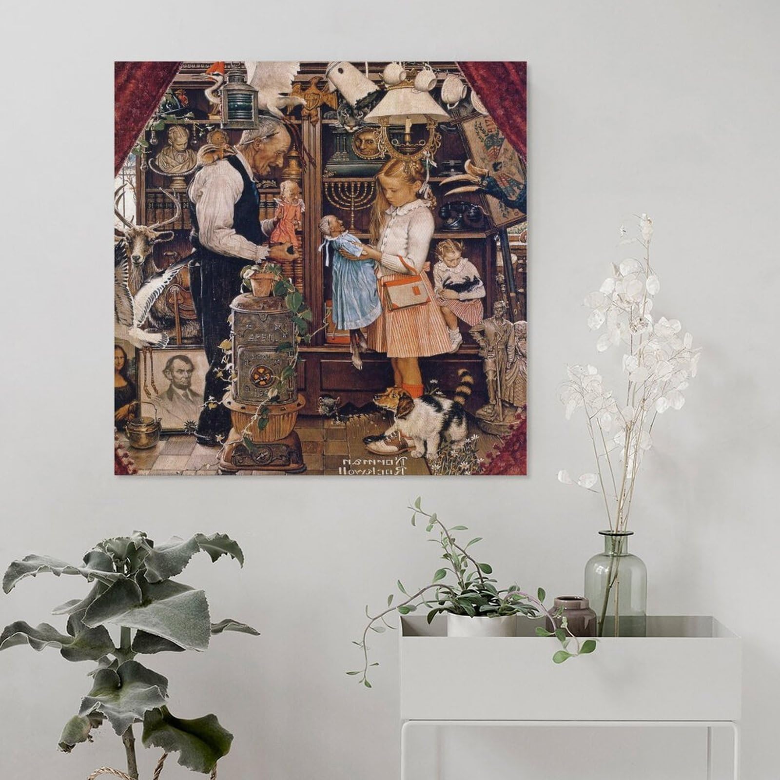 Amazon.co.jp: Norman Rockwell ノーマン・ロックウェル 絵画 ポスター