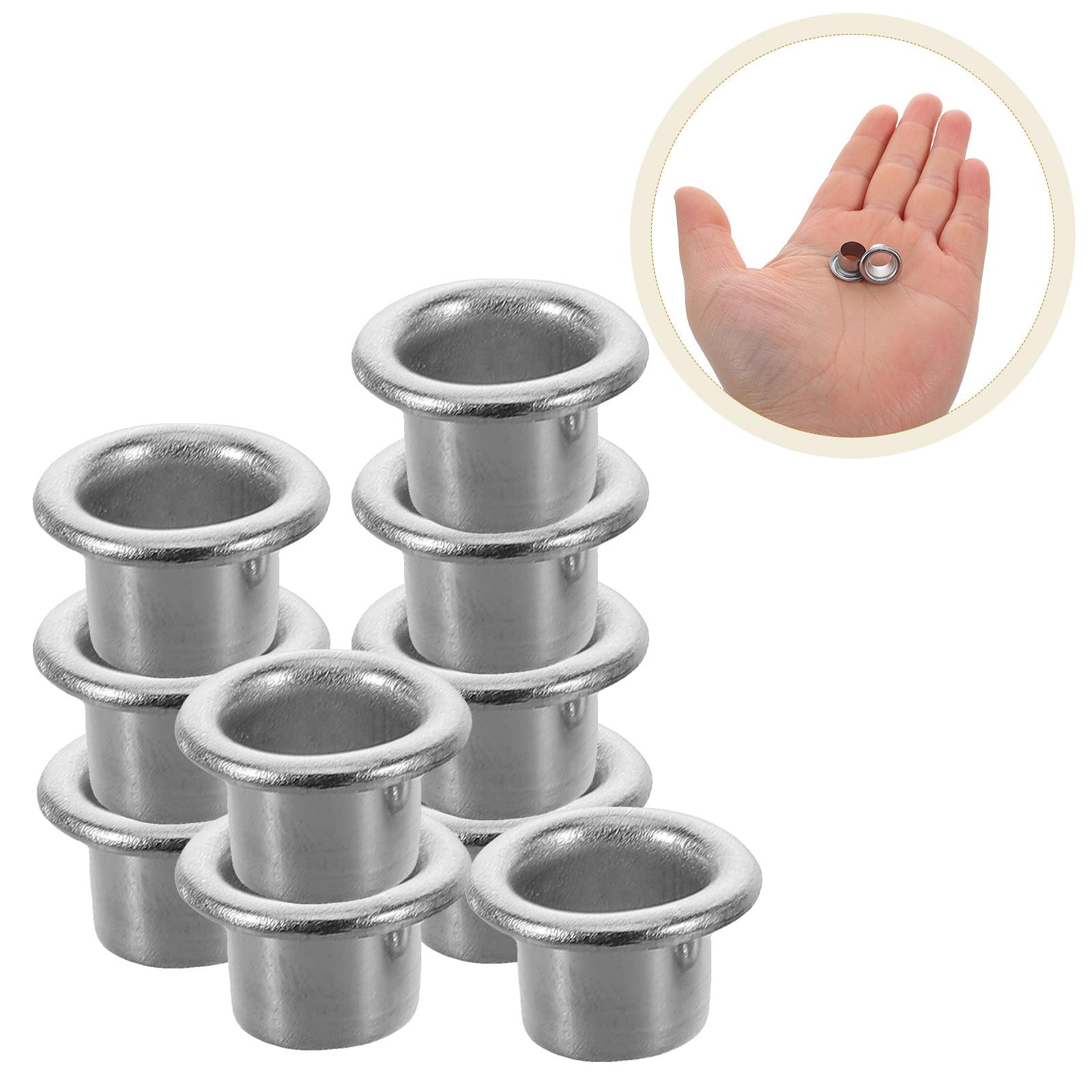 Évents de Ventilation Accessoires Faciles à Installer Lot de 20 en Métal Argenté Améliore la Performance de Percussion pour Caisse Claire et Batterie