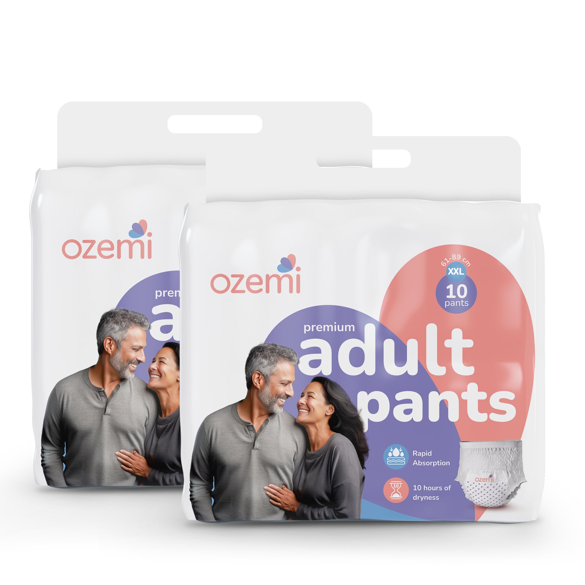 Ozemi Premium Adult Diaper Pant Style ǀ Double Extra Large size ǀ Waist (114-165 cmǀ45" - 65") ǀ 12 Hours of Absorption ǀ Unisex with wetness Indicator ǀOdour control ǀGoodness of Aloe Vera ǀ10 Units (B0DGGDDZSC) Amazon Price History, Amazon Price Tracker