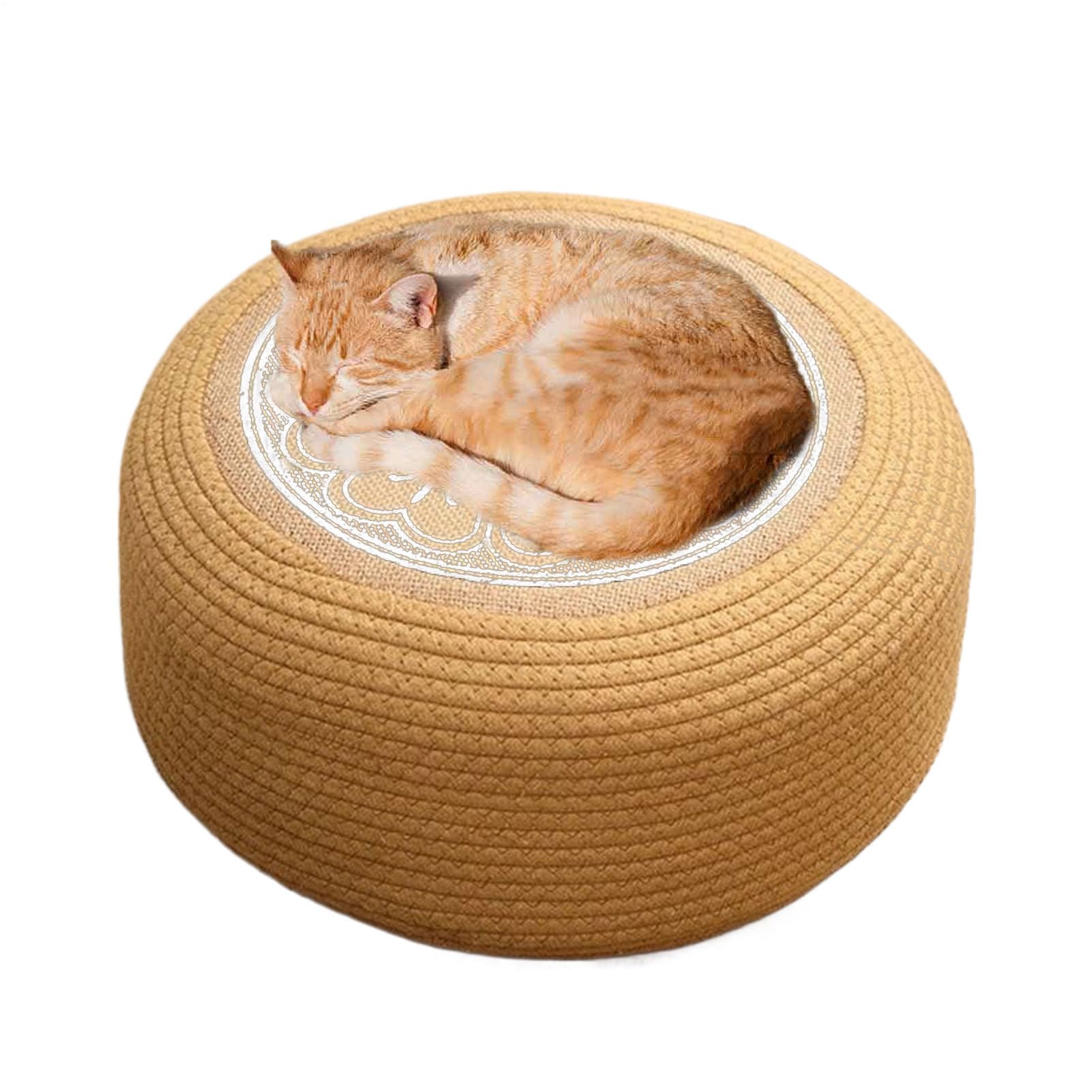 Generico Pouf In Rattan Ottomani Da Esterno Impermeabili | Cuscino Tatami Per Giardino Soggiorno Piscina Lounge