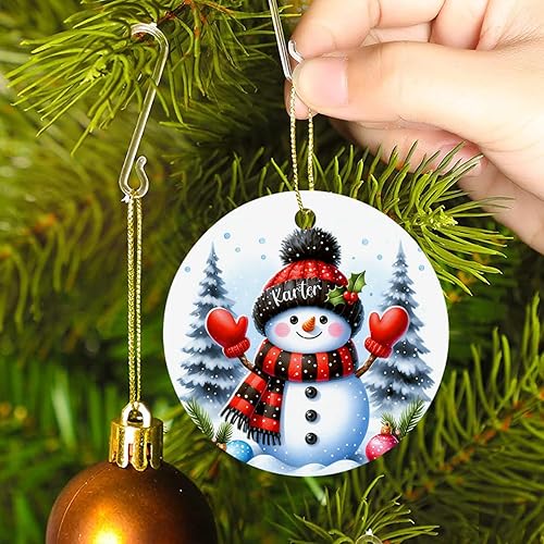 Vista 108 de BigTees Adorno de dinosaurio de Navidad 2023, adornos de Navidad personalizados, adornos de nombre de dinosaurio personalizados, decoración