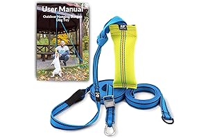 Outdoor Hanging Bungee Dog Toy: Spring Pole for Pitbulls and Medium to Large Dogs