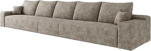 Miniatura 5 de Modern Modular Sectional Couches Sofa, 168 Inch Cloud Sectional Couch with Deep Seat, Upholstered Convertible Sofa Bed for Living Room Bedroom