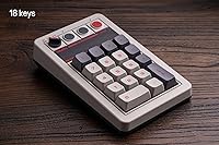 Vista 8 de 8Bitdo 18 Keys Retro Mechanical Numpad, Supports PC Numpad & Standard Calculator Mode, Hot-swappable, PC Calculator Shortcut Button